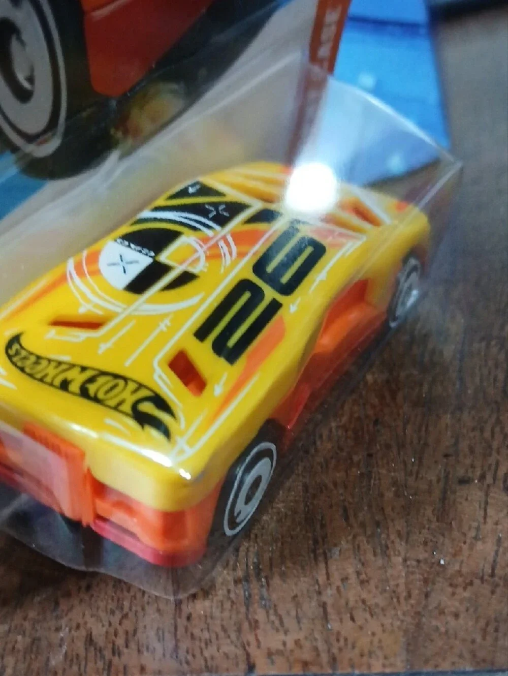 HW Test Ride Toy Car - Yellow & Orange 1/64